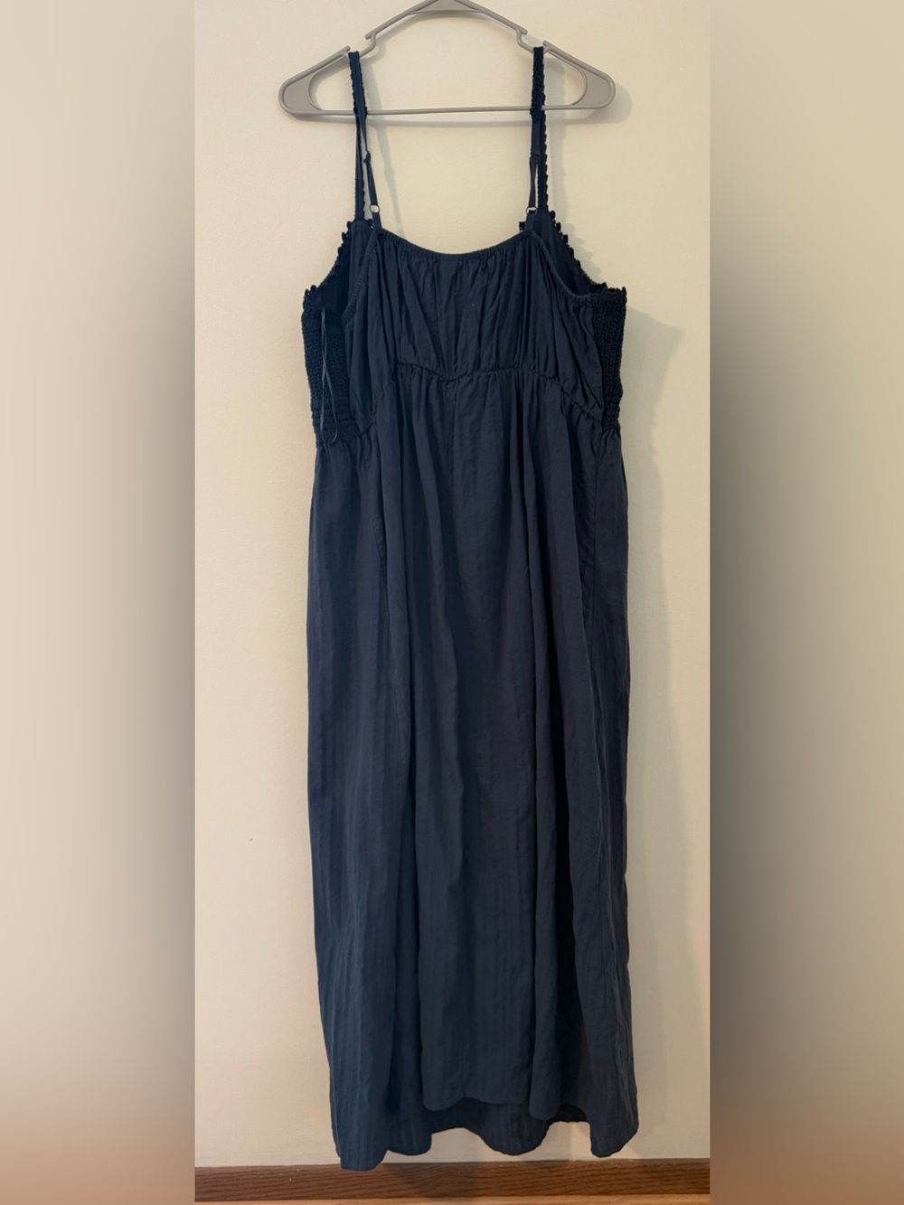 Old Navy Maxi Dress Crochet Bodice Dark Teal Sz 2X - Picture 3 of 9